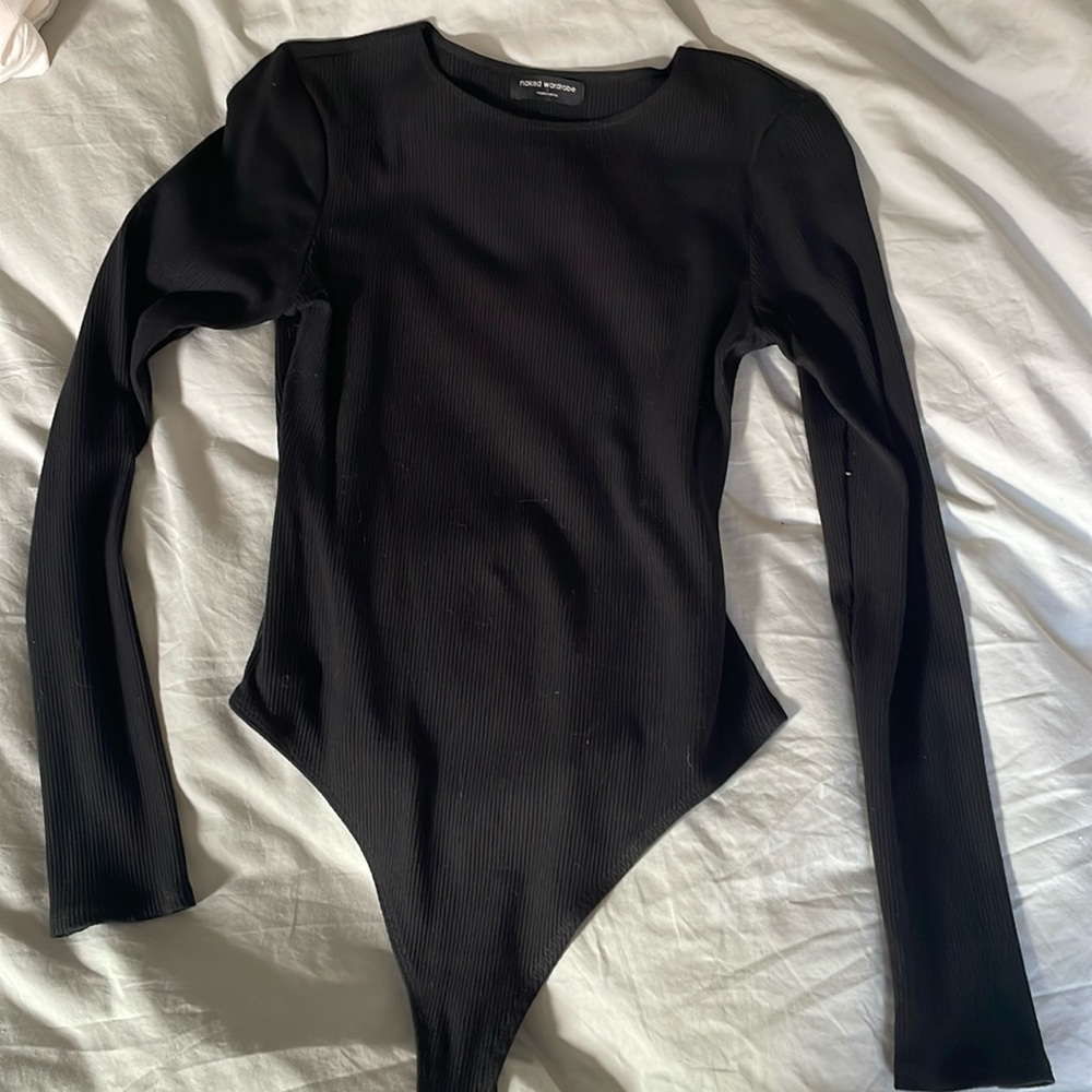 Naked wardrobe snatched body suit